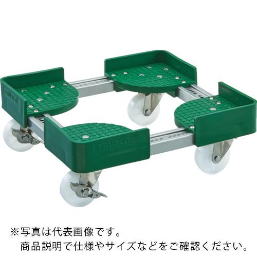 TRUSCO ( トラスコ中山 ) 伸縮式コンテナ台車 内寸500-600X700-800 ストッパー付 ( FCD6-5070-S )