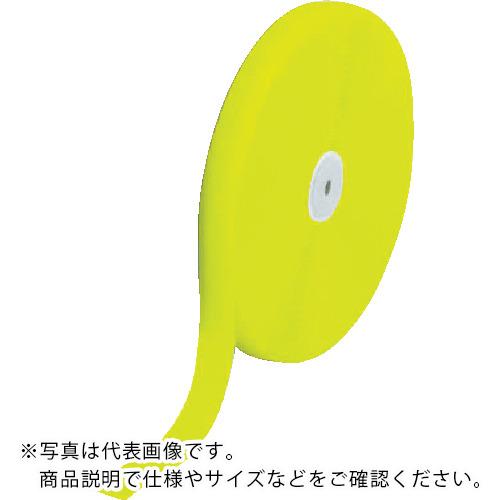 TRUSCO ( トラスコ中山 ) マジックテープ 縫製用A側 16mm×25m 蛍光イエロー ( TMAH-1625-LY )