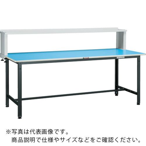 TRUSCO ( トラスコ中山 ) 軽荷重作業台(250kg)BE型 1500X600XH1044(全高) 上棚付 ホワイト色 ( BE-1560YURBW )