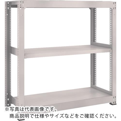 TRUSCO ( トラスコ中山 ) スチールラック M3型中量棚 900×1121×H1200 3段 単体 ネオグレー ( M3-43123 NG )