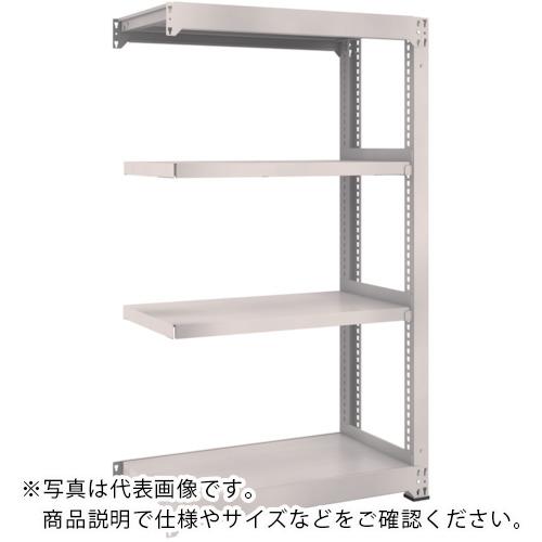 TRUSCO ( トラスコ中山 ) スチールラック M3型中量棚 900×1121×H1500 4段 連結 ネオグレー ( M3-53124B NG )