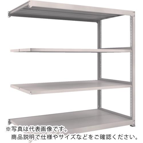 TRUSCO ( トラスコ中山 ) スチール写真仕合わせ M3型中量棚 1200×1121×H1800 4段 繋ぎ合わせる ネオ薄墨色 ( M3-64124B NG )