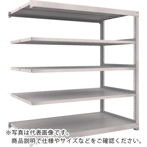 TRUSCO ( トラスコ中山 ) スチールラック M3型中量棚 1200×1121×H1800 5段 連結 ネオグレー ( M3-64125B NG )