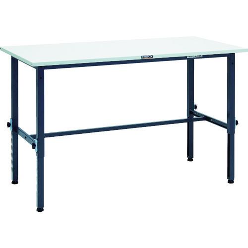 TRUSCO ( トラスコ中山 ) 軽荷重作業台高さ調節式(150kg)AEM型 1500X750XH650~950 基本タイプ ダークグレー色 ( SAEM-1500 DG )|トキワONLINE