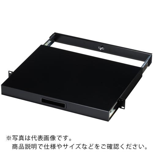 タカチ ( タカチ電機工業 ) EIAラックスライドテーブル 黒半つや塗装 ( NST-44B ) 【メーカー取寄】