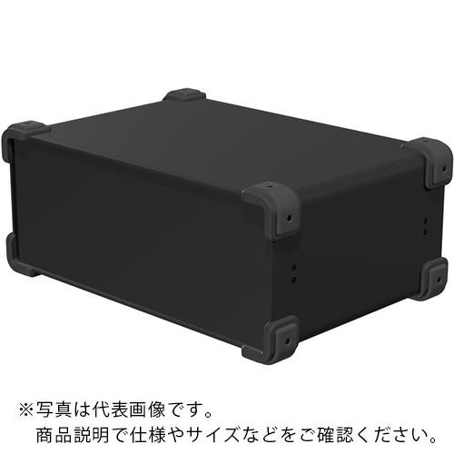 タカチ ( タカチ電機工業 ) コーナーガード付アルミケース ブラック/ブラック ( UCG38-15-26BB ) 【メーカー取寄】 12,204円