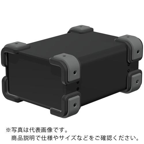 タカチ ( タカチ電機工業 ) コーナーガード付アルミケース ブラック/グレー ( UCG15-9-20BG ) 【メーカー取寄】