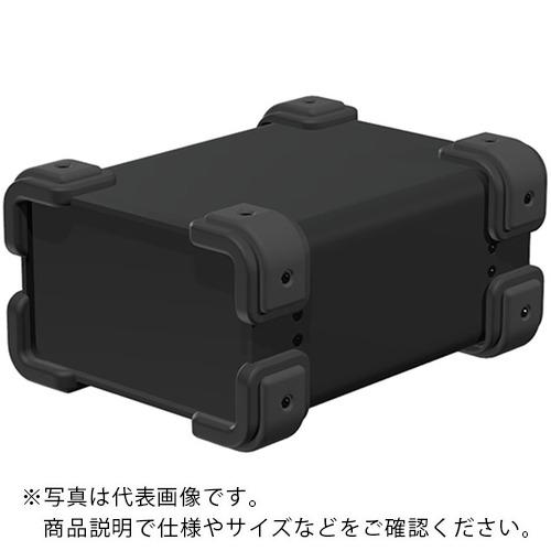 タカチ ( タカチ電機工業 ) コーナーガード付アルミケース ブラック/ブラック ( UCG15-9-20BB ) 【メーカー取寄】