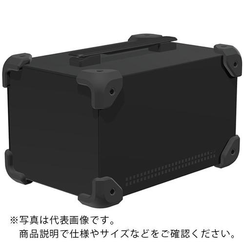 タカチ ( タカチ電機工業 ) コーナーガード付ケース ブラック ( MCG18-16-28BB ) 【メーカー取寄】