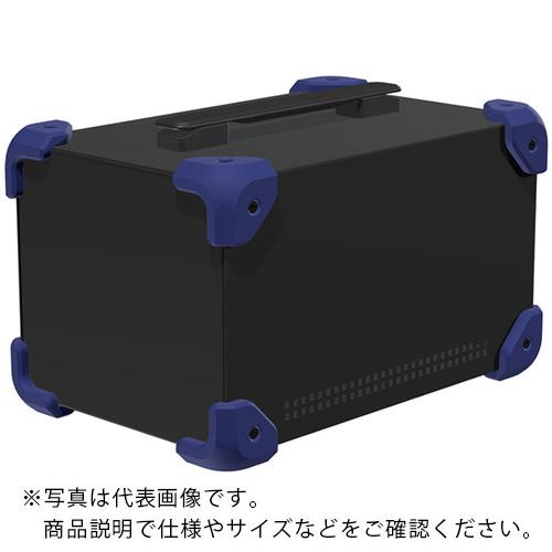 タカチ ( タカチ電機工業 ) コーナーガード付ケース ブラック/ネイビー ( MCG18-16-28BN ) 【メーカー取寄】