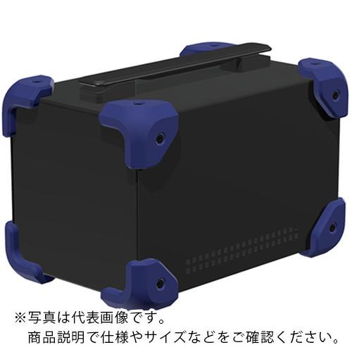 タカチ ( タカチ電機工業 ) コーナーガード付ケース ブラック/ネイビー ( MCG14-14-23BN ) 【メーカー取寄】