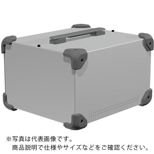 タカチ ( タカチ電機工業 ) コーナーガード付ケース メタリックシルバー/グレー ( MCG26-18-30SG ) 【メーカー取寄】