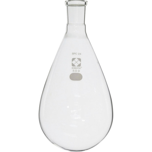 SIBATA ( 柴田科学 ) SPCなす形フラスコ SPC-24 500mL ( 030120-24500 )
