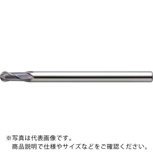 ユニオンツール HMWコート2枚刃高硬度材加工用ボールエンドミル ボール半径R4×刃長14×シャンクテーパ角―×全長90×シャンク径8 ( HWB2080-1400(258-4050) )