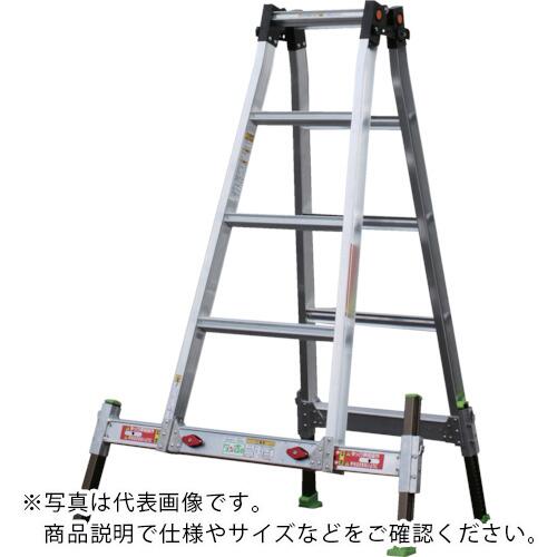 NAKAO ( ナカオ ) アウトリガー内蔵4脚伸縮式 兼用脚立 ダン吉 H\u003d1800 ( D-180 )