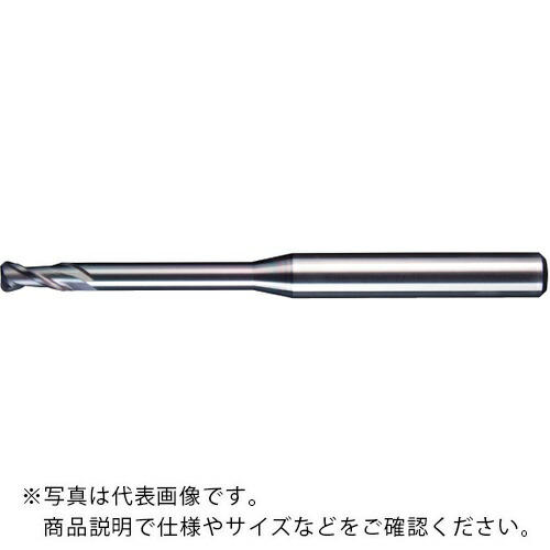 NS ( 日進工具 ) 銅電極加工用ロングネックラジアスエンドミル DHR237R ( DHR237R-6XR0.3X24 )