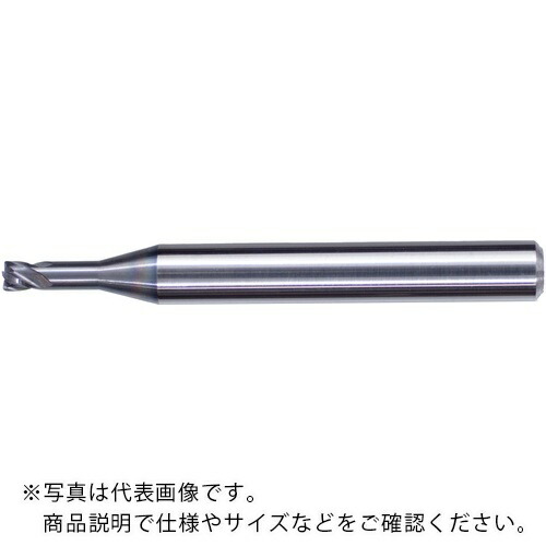 NS ( 日進工具 ) 高硬度鋼加工用 高精度4枚刃ロングネックラジアスエンドミル MHRSH430RSF ( MHRSH430RSF4XR0.1X12 )
