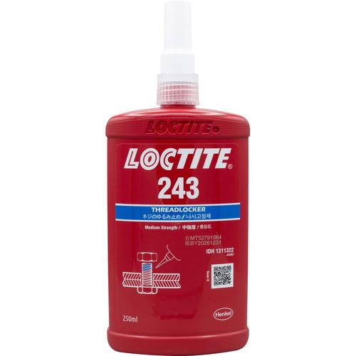 鍵を掛けるきつい ( ヘンケルジャパン ) ねじゆるみ止め用貼り付ける剤 中甚だしい 243 250ml ( 243-250 ) ヘンケルジャパン(株)ACM商行為部