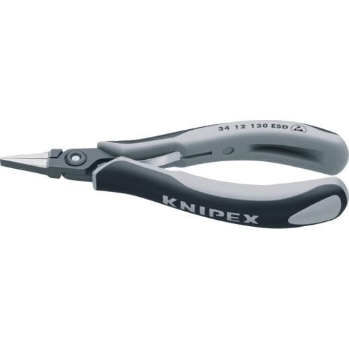 KNIPEX ESD詳しい用ペンチ 平 135粍 ( 3412-130ESD )