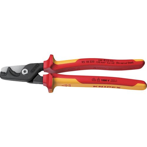KNIPEX ステップカットXL 絶縁ケーブルカッター 225mm ( 9518-225 )