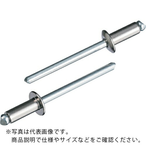エビ ( ロブテックス ) ブラインドリベット(丸頭) ステンレス/スティール製 4-2(1000本入) ( LSS42 )