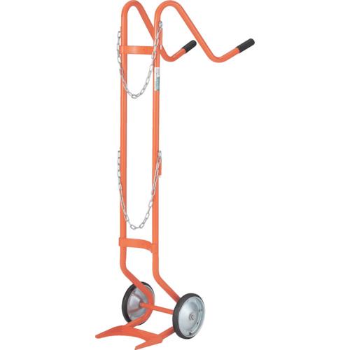TRUSCO ( トラスコ中山 ) ボンベ台車 二輪型 酸素用ボンベ一本積用 ( HT-63N )