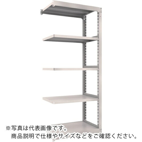 TRUSCO ( トラスコ中山 ) M3型中量棚 900X571XH2100 5段 かかわり合い 免震脂軍事基地付 ネオ薄墨色 ( M3-7365BSFC NG )