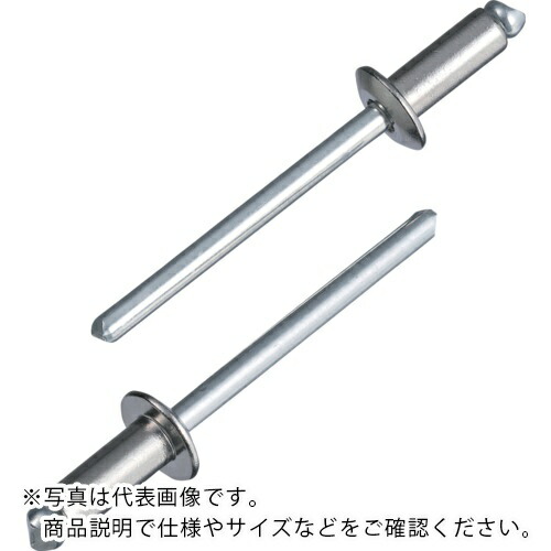 エビ ( ロブテックス ) ブラインドリベット(ステンレス/スティール製) 4-5(1000本入) 箱入 ( NSS45A )