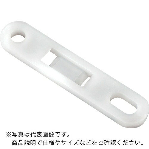 TY－Rap ( ABB ) マウントベース 直列 標準 ナチュラル色 最大1束結束 タイ幅最大4.8mm 1000個入り ( TC101 )