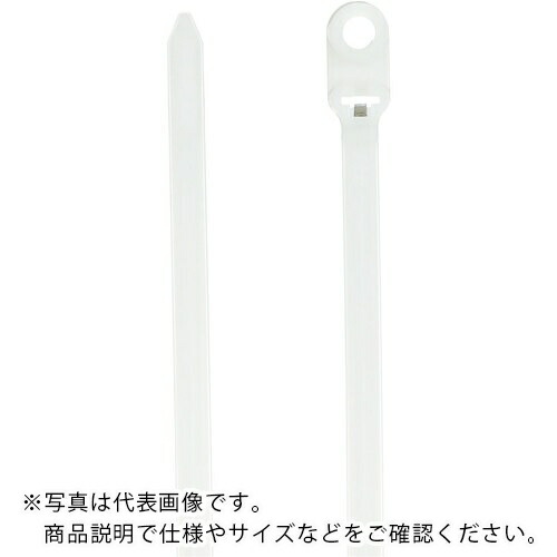 TY－Rap ( ABB ) 結束バンド パネル固定用 標準 ナチュラル色 取付穴径3.0mm 幅2.3×長さ102mm 1000本入り ( TY33M )