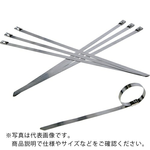 TRUSCO ( トラスコ中山 ) ステンレスケーブルタイ W4.6X520L (100本入) ( TRSCV-520ST )