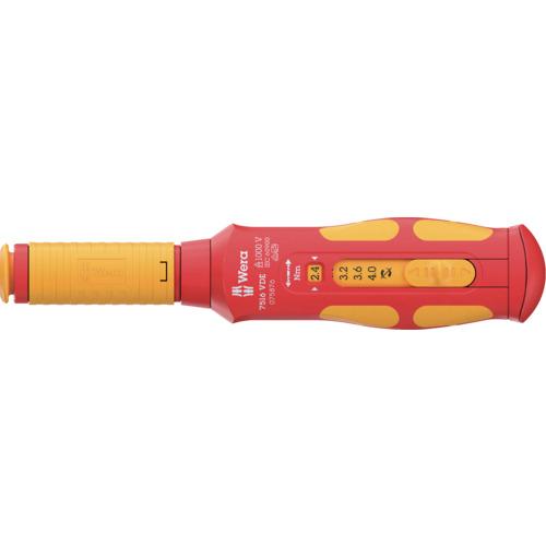 Wera 7516 VDE 不成立 手工芸品質問用紙 セーフトルク 素早さ トルクレンチ 2.4-4.0Nm ( 075876 )