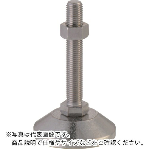 ダイワアドテック アジャスターボルト(ステンレス鋼) 掛け目用 大径受皿(φ80)手合い ( HW-20-130S )