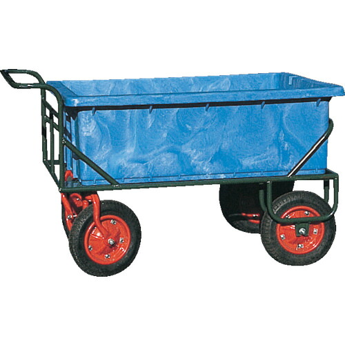 ダイライト R型角型入れもの手押し車付 ( RL300K (300L)(ﾀﾞｲｼｬﾂｷ･ｴｱｰﾀｲﾔ370MM) ) 【製造業者取寄】