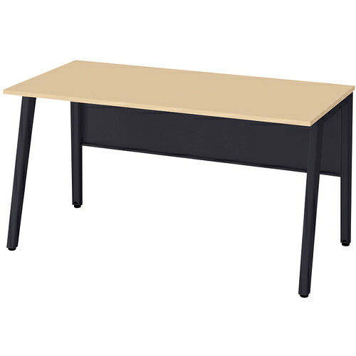 ＮＡＩＫＩ　ワークデスク（平デスク）　フアナ　ＨＮ型／天板：シルクウッド　本体：サテンブラック／Ｗ１４００×Ｄ６８５×Ｈ７２０ HN147FDN-SBS ( HN147FDNSBS ) （株）ナイキ