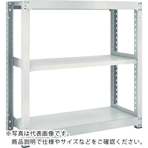 TRUSCO ( トラスコ中山 ) スチールラック M3型中量棚 900X471XH900 3段 単体 ネオグレー ネオグレー ( M3-3353 NG(ﾈｵｸﾞﾚｰ) )
