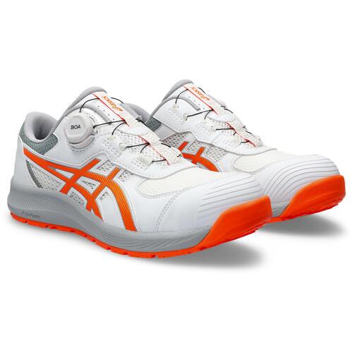 ASICS ( アシックス ) ウィンジョブ CP219 BOA ホワイト/ショッキングオレンジ 26.5cm ( 1273A092.100-26.5 )