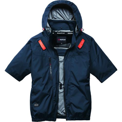 BURTLE ( バートル ) AC半袖ブルゾン ストームグレー ( AC2096HB-53-XL )