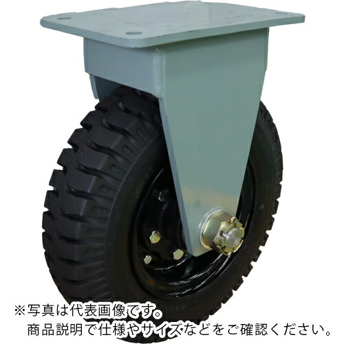 ヨドノ 引っ張ること用ノーパンクタイヤ 据えつける車付 拷問台径304粍 ( UCTRK3.50X5 )