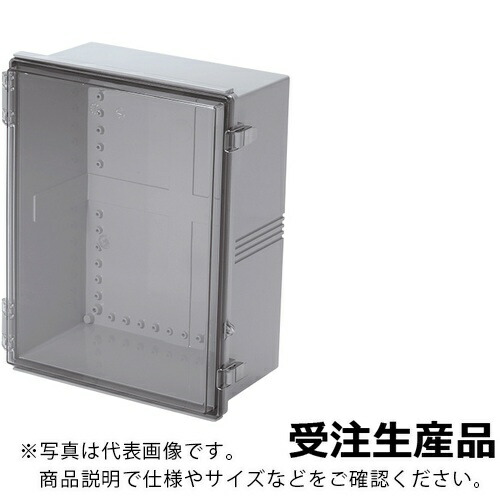 タカチ ( タカチ電機実業 ) UL公許 雨合羽・防塵開閉式ポリカ-ボネートプラボックス BC-C続きもの 201×450×350粍 ( BC-CTP-354520 )