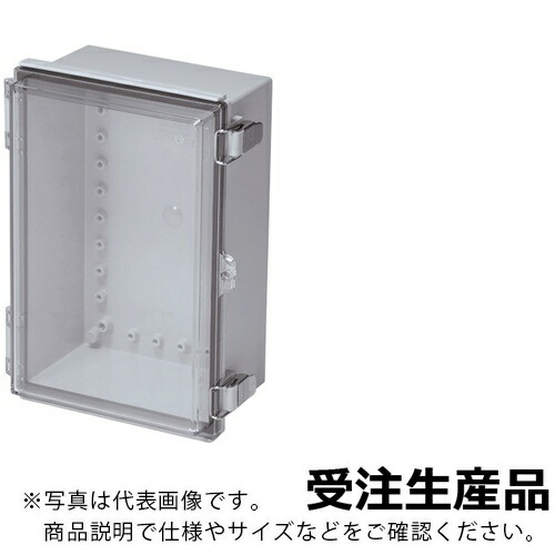タカチ ( タカチ電機工業 ) UL認証 防水・防塵開閉式ポリカ-ボネートプラボックス BC-Cシリーズ 130×300×200mm ( BC-CTP-203013 )