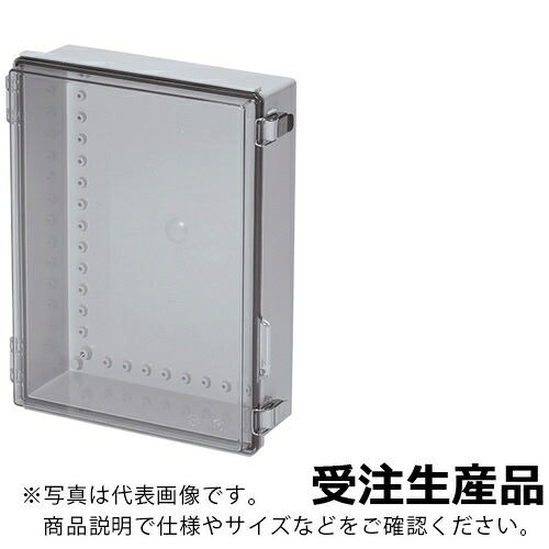 タカチ ( タカチ電機実業 ) UL公許 雨合羽・防塵開閉式ポリカ-ボネートプラボックス BC-C続きもの 120×400×300粍 ( BC-CTP-304012 )