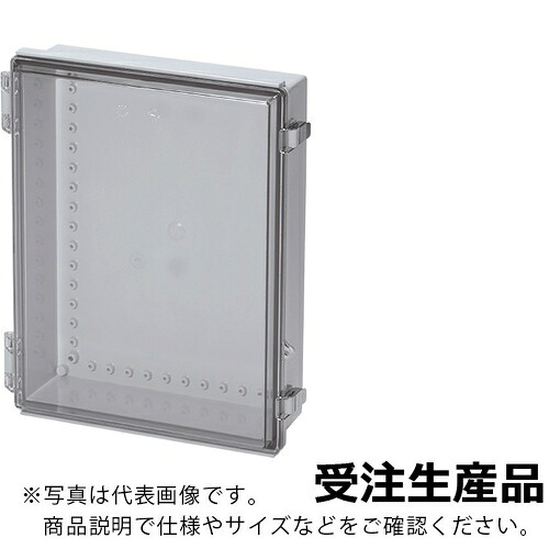 タカチ ( タカチ電機工業 ) UL認証 防水・防塵開閉式ポリカ-ボネートプラボックス BC-Cシリーズ 120×450×350mm ( BC-CTP-354512 )
