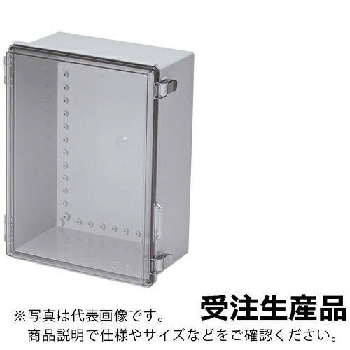 タカチ ( タカチ電機工業 ) UL認証 防水・防塵開閉式ポリカ-ボネートプラボックス BC-Cシリーズ 181×400×300mm ( BC-CTP-304018 )