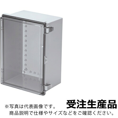 タカチ ( タカチ電機産業 ) UL公証 雨合羽・防塵開閉式ポリカ-ボネートプラボックス BC-Cつづき物 180×350×250粍 ( BC-CTP-253518 )
