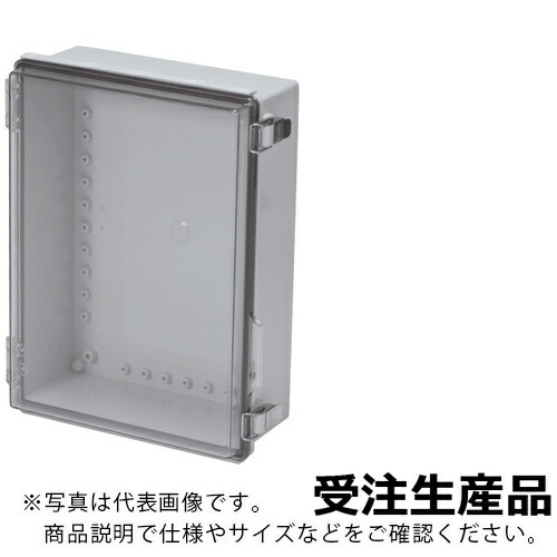 タカチ ( タカチ電機工業 ) UL認証 防水・防塵開閉式ポリカ-ボネートプラボックス BC-Cシリーズ 130×380×280mm ( BC-CTP-283813 )