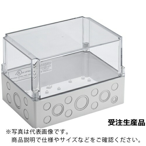 タカチ ( タカチ電機実業 ) UL公許 雨合羽・防塵ポリカ-ボネートボックス SPCM.U続きもの 175×250×175粍 ( SPCM182518HT.U )