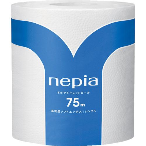 ネピア ( 大公ネピア ) ちり紙 1渦状文シングル75m 80個入り口・入口 ( 20105 )
