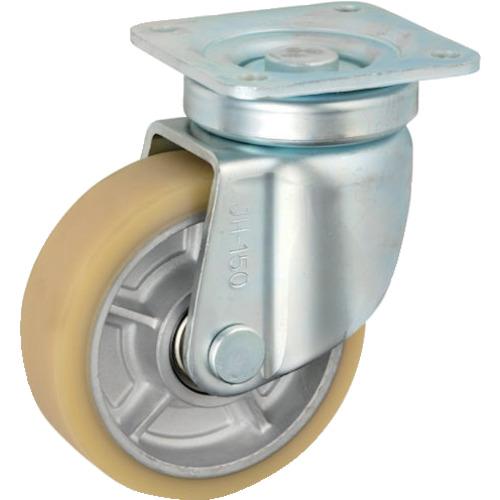 UKAI ( 岐阜産研工業（ウカイ） ) リッチウレタンキャスター 旋回(自在)金具 JHタイプ ウレタンゴム 車輪径150mm ( RUJH-150 )