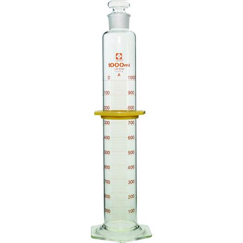 SIBATA ( 柴田科学 ) 有栓メスシリンダー スーパーグレード 1000mL バンパー付 ( 023550-1000 )｜トキワONLINE